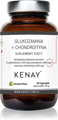 Добавка к пище Kenay Glucosamine + Chondroitin для суставов, 60 капсул