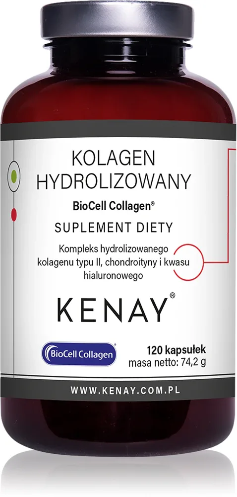 Добавка к пище Kenay Kolagen Hydrolizowany BioCell с гидролизованным коллагеном, 120 капсул