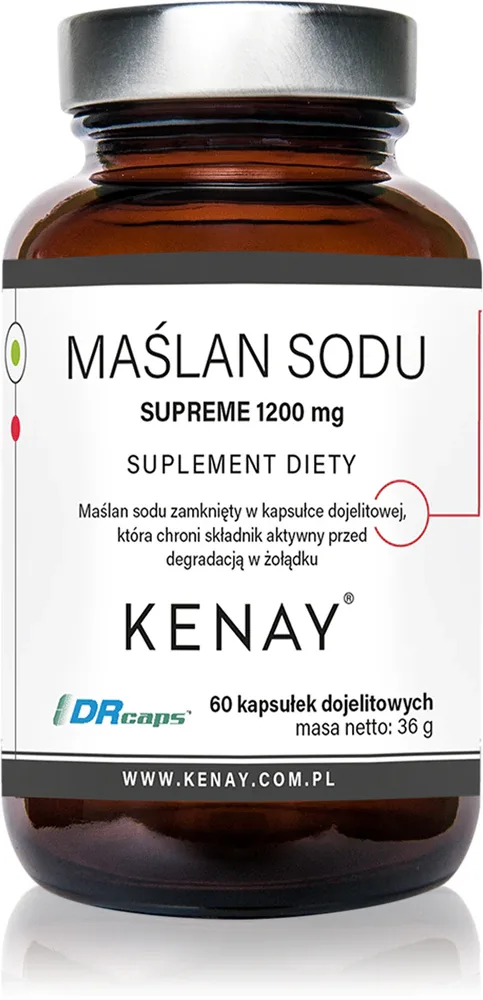 Добавка к пище Kenay Maslan sodu Supreme 1200 mg для пищеварения, 60 капсул