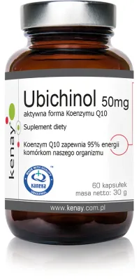 Добавка к пище Kenay Ubichinol 50 mg Koenzym Q10, 60 капсул