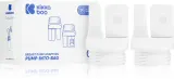 Адаптеры для молокоотсоса Kikkaboo Breast Pump Adapters Pump Into Bag для сцеживания в пакет, 2 шт — фото 1