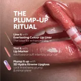 Блеск для губ KIKO Milano 3D Hydra Xtreme Lipgloss с эффектом объёма, прозрачный, 6 мл, оттенок 10 Pink Pulse — фото 8