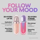 Блеск для губ KIKO Milano 3D Hydra Xtreme Lipgloss с эффектом объёма, прозрачный, 6 мл, оттенок 11 Crimson Veil — фото 5