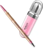 Набор для губ подарочный KIKO Milano Lip Combo, блеск и карандаш для губ, розовый, оттенок 02 — фото 4