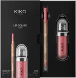 Набор для губ подарочный KIKO Milano Lip Combo, блеск и карандаш для губ, розовый, оттенок 01 — фото 1