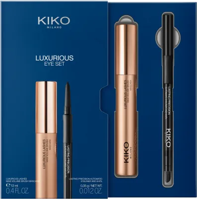 Набор косметики KIKO Milano Luxurious подарочный, с тушью и карандашом для глаз