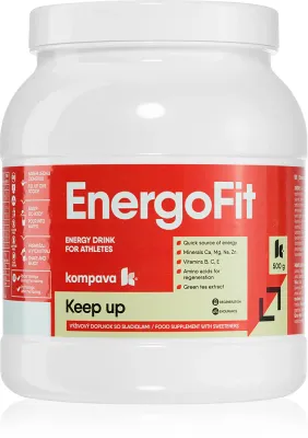 Напиток изотонический Kompava EnergoFit со вкусом апельсина, 500 г