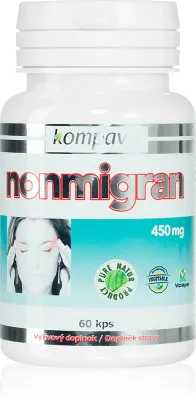 Добавка к пище Kompava NonMigran с витаминами B2 и C, 60 капсул