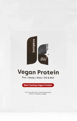 Растительный протеин Kompava Vegan Protein со вкусом какао, 525 г smak Chocolate/Orange