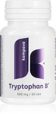 Биологически активная добавка Kompava Tryptofan B+ 500mg для сна, 60 капсул