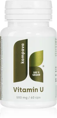 Добавка к пище Kompava Vitamin U для поддержки пищеварения, 60 капсул