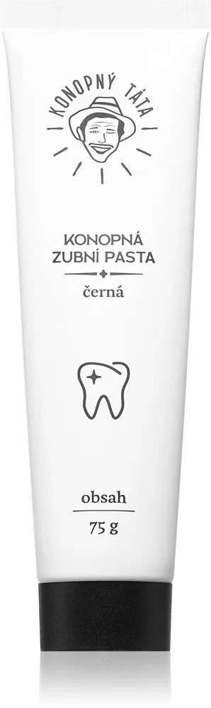 Konopný táta Toothpaste - Зубная паста Konopny tata Toothpaste с шалфеем и мятой, 75 г, 75 г