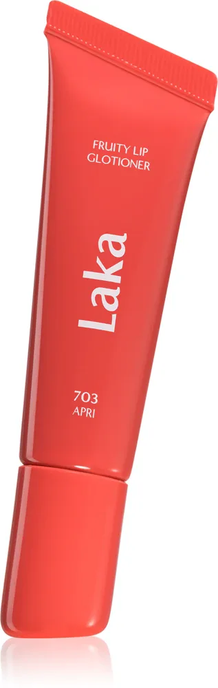 Блеск для губ Laka Fruity Lip Glotioner увлажняющий, с высоким блеском, 10 мл, оттенок 703 Apri