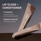 Блеск для губ Laka Fruity Lip Glotioner увлажняющий, с высоким блеском, 10 мл, оттенок 703 Apri — фото 7