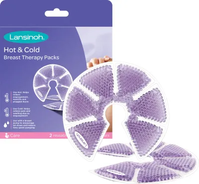 Гелевые подушечки для груди Lansinoh Hot Cold Breast Therapy Packs охлаждающие и согревающие, 2 шт