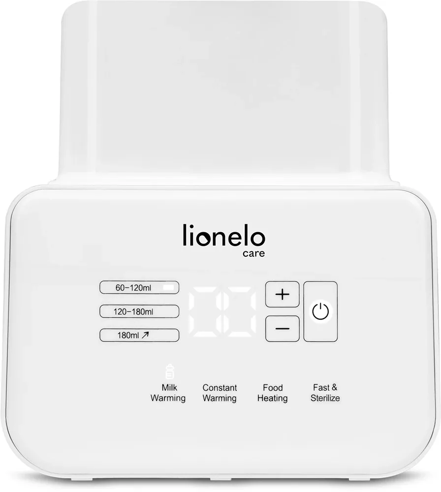Подогреватель для детских бутылочек Lionelo Care Thermup Double на две бутылочки, с режимом стерилизации, 1 шт White
