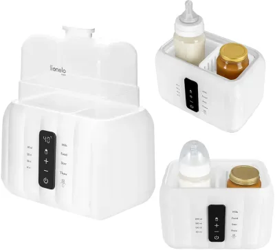 Подогреватель для детских бутылочек Lionelo Thermup Double White Bottle Warmer 6in1 с функцией стерилизации, 1 шт