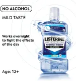 Ополаскиватель для полости рта Listerine Advanced Nightly Reset реминерализующий, для применения на ночь, 500 мл — фото 2