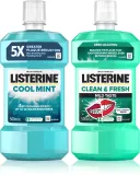 Набор ополаскивателей для полости рта Listerine Duopack Cool Mint и Clean Fresh, 2 x 500 мл — фото 1