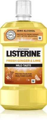 Ополаскиватель для полости рта Listerine Fresh Ginger Lime со вкусом имбиря и лайма, 500 мл