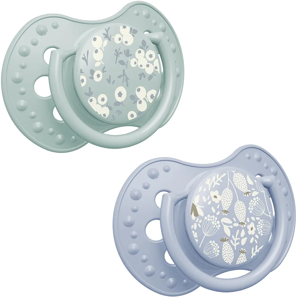 Пустышка LOVI BLOSSOM 6-18m силиконовая, симметричной формы, 2 шт