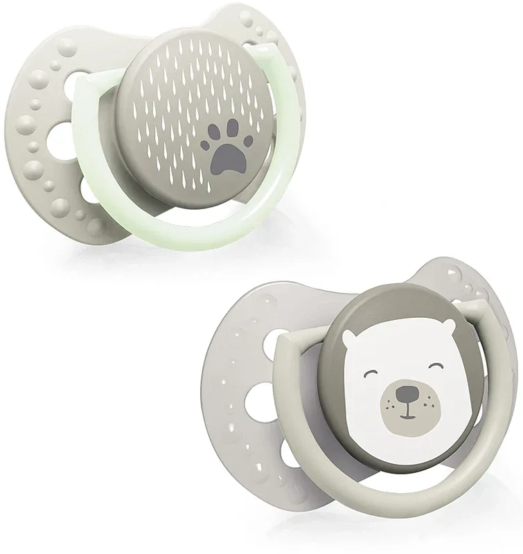 Пустышка силиконовая LOVI Buddy Bear Mini симметричной формы, из мягкого материала, 2 шт 0-2 m