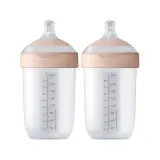Бутылочка для кормления LOVI Mammafeel Bottle 250 мл силиконовая, с динамичной соской, 2 x 250 мл 3 m+ — фото 2