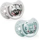 Пустышка силиконовая LOVI Wild Soul 0-2m симметричной формы, 2 шт Boy — фото 1