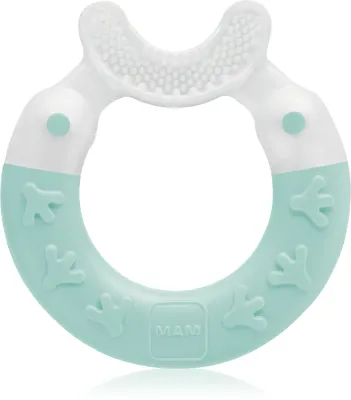 Прорезыватель для зубов MAM Bite Brush лёгкий, для маленьких ручек, 1 шт 3m+ Turquoise