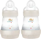Бутылочка для малышей MAM Perfect Star Anti-colic Bottle антиколиковая, с силиконовой соской, 2 × 160 мл — фото 1
