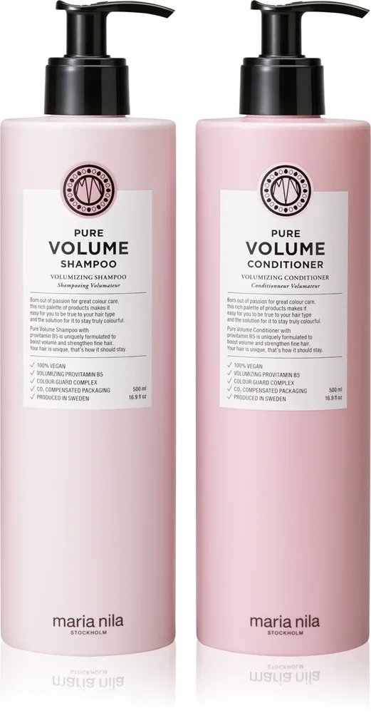 Набор для объёма волос Maria Nila Pure Volume Bundle, шампунь и кондиционер, 2х500 мл
