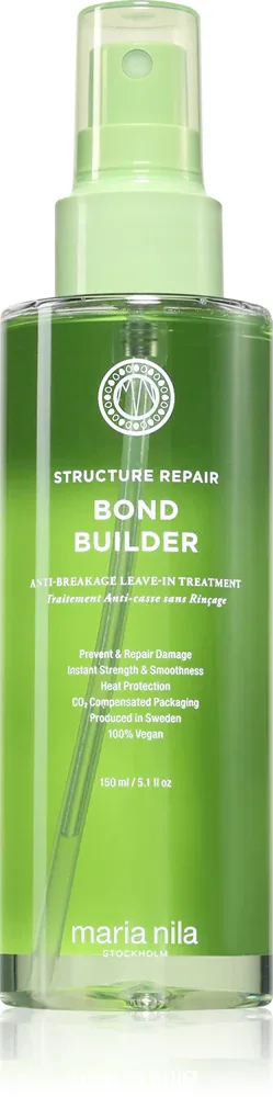 Несмываемый спрей для волос Maria Nila Structure Repair Bond Builder, укрепление структуры, 150 мл