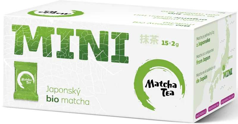 Чай матча Matcha Tea Mini Organic, органический, зелёный, 15х2 г
