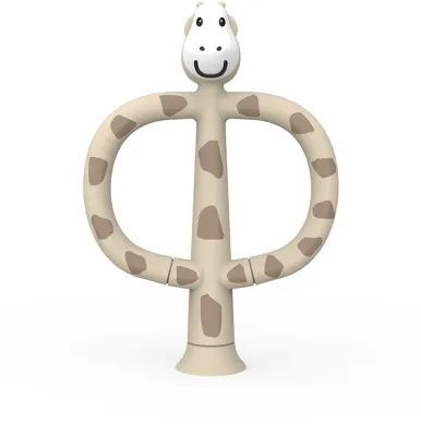 Прорезыватель Matchstick Monkey Animal Collection жираф, прорезыватель-щётка, средней жёсткости, 1 шт Giraffe