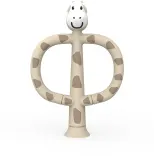 Прорезыватель Matchstick Monkey Animal Collection жираф, прорезыватель-щётка, средней жёсткости, 1 шт Giraffe — фото 1