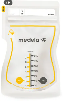 Пакеты для молока Medela Easy Pour с двойным слоем, 25 шт