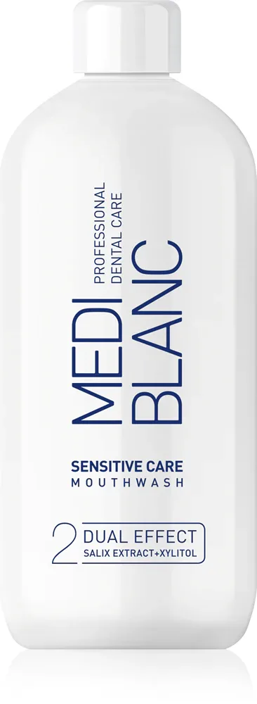 Ополаскиватель MEDIBLANC Sensitive Care для чувствительных зубов и дёсен, с ксилитом, 500 мл