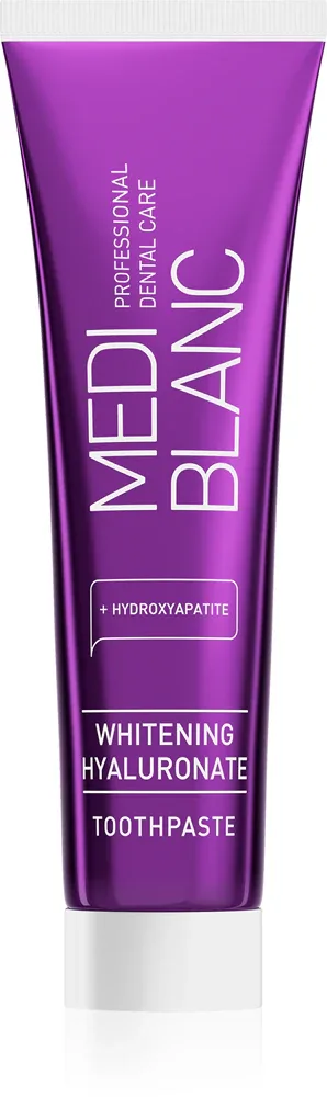 Зубная паста MEDIBLANC Hyaluronic Acid отбеливающая, с гиалуроновой кислотой и гидроксиапатитом