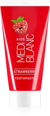 Зубная паста MEDIBLANC KIDS детская, с клубничным вкусом, для детей от 3 до 6 лет, 50 мл Strawberry