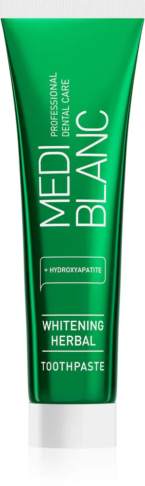 Зубная паста MEDIBLANC Whitening Herbal травяная отбеливающая, с ромашкой и шалфеем