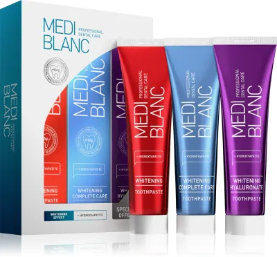 Набор зубных паст MEDIBLANC Whitening Toothpastes Set отбеливающих, 3× 100 мл