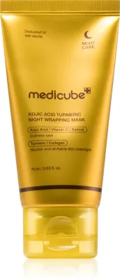 Маска для лица medicube Kojic Acid Tumeric Night Wrapping Mask ночная, с куркумой, 75 мл