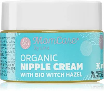 Крем для сосков MomCare by Lina Organic Nipple Cream увлажняющий, не требующий смывания, 30 мл
