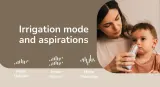 Ирригатор и аспиратор назальный Momini NanoFlush 2 в 1, с регулируемой интенсивностью, 1 шт — фото 6