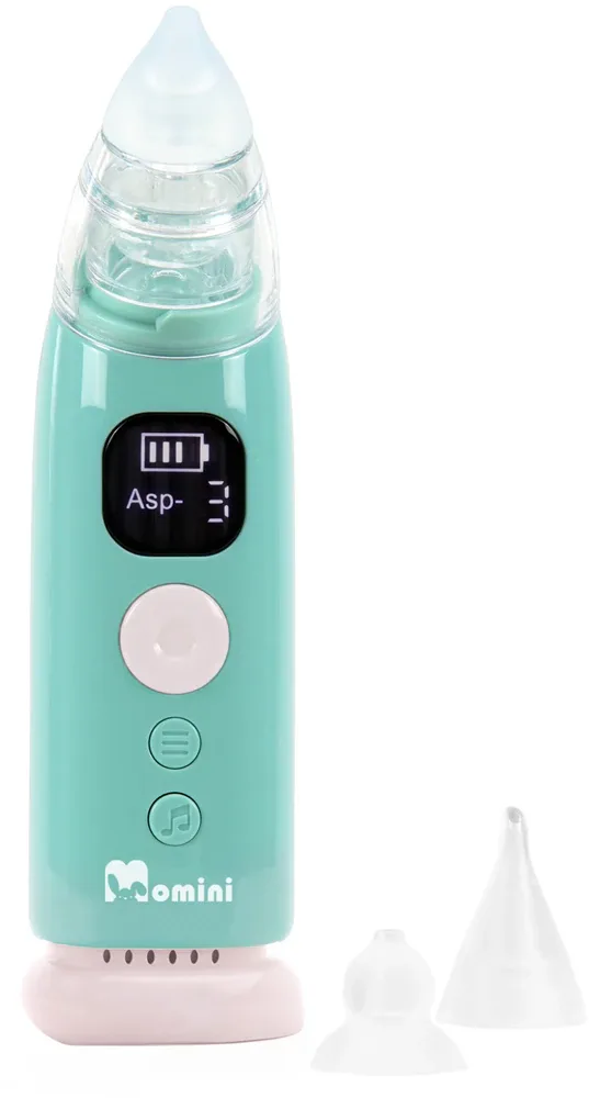 Аспиратор назальный Momini Automatic Nasal Aspirator NasoClear автоматический, на батарейках, 1 шт