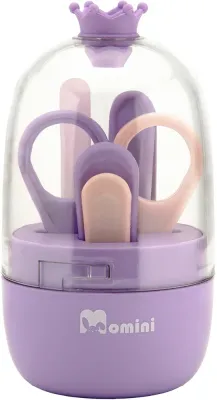 Набор для ухода за ногтями Momini Baby Nail Care Kit с защитным футляром, с нескользящими ручками, 1 шт