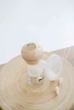 Молокоотсос электрический Momini BlissPump с массажной вкладкой, с бутылочкой и соской, 1 шт — фото 4
