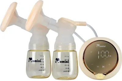 Молокоотсос электрический Momini MilkySilky двойной, беспроводной, 1 шт