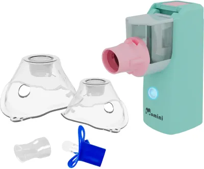 Небулайзер портативный Momini NebuFlow Nebulizer с пятью сменными насадками, тихий, 1 шт