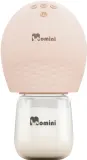 Молокоотсос электрический Momini SippyPump с массажной вкладкой, с бутылочкой и соской, 1 шт 2w1 — фото 1